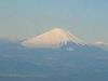 機内から写した富士山